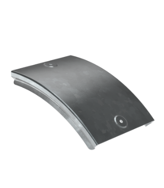 Фотография товара 'IEK Крышка поворота плавного 45град вертикального внешнего (тип В20) ESCA 80мм HDZ CPV41D-0-45-080-08-HDZ'