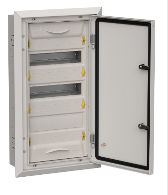 Фотография товара 'IEK TITAN 5 Корпус металлический ЩРв-36 (1х36) 630х365х130мм IP31 серый (одна дверь) TI5-50-V-036-31-7035'