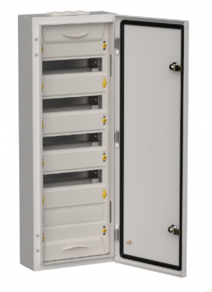 Фотография товара 'IEK TITAN 5 Корпус металлический ЩРн-60 (1х60) 835х310х140мм IP54 серый (одна дверь) TI5-50-N-060-54-7035'