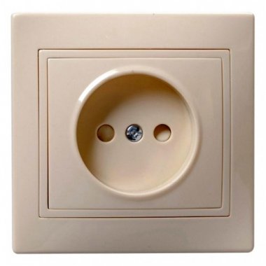 Фотография товара 'IEK РСш10-3-ККм Розетка 1 местная c з/к с защитной шторкой 16А КВАРТА ERK11-K33-16-DM'