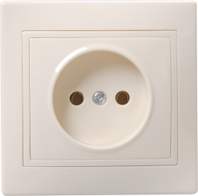 Фотография товара 'IEK РС10-2-ККм Розетка 1 местная без з/к без защитной шторкой 10А КВАРТА ERK13-K33-10-DM'