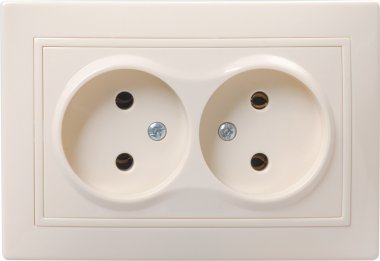 Фотография товара 'IEK РСш12-2-ККм Розетка 2 местная без з/к с защитной шторкой 10А КВАРТА ERK20-K33-10-DM'