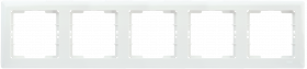Фотография товара 'IEK РГ-5-ББ Рамка 5 мест. гориз. BOLERO EMB50-K01'