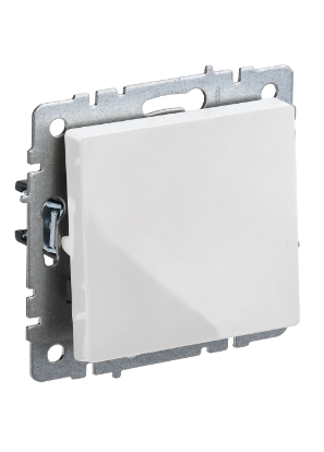 Фотография товара 'IEK BRITE Выключатель 1-клавишный самовозвратный 10А ВС10-1-4-БрБ белый BR-V14-0-10-K01'