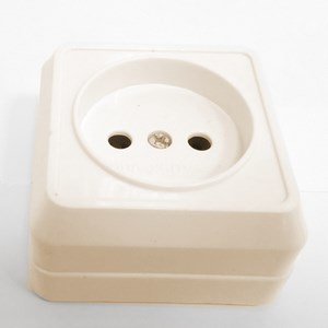 Фотография товара 'IEK РС20-2-ОКм Розетка 1 местн. без з/к 10А ОКТАВА ERO10-K33-10-DC'