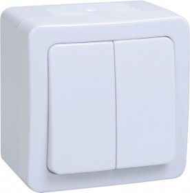 Фотография товара 'IEK ВС20-2-0-ГПБ выкл 2кл о/у IP54 EVMP20-K01-10-54-EC'