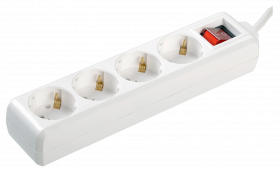 Фотография товара 'IEK Удлинитель У04К-выключатель 4 места WYP10-16-04-01-ZK-17'