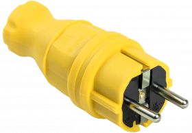 Фотография товара 'IEK ВБп3-1-0м Вилка прямая ОМЕГА IP44 PKR01-016-2-K05'