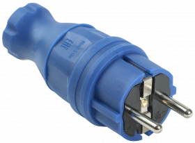 Фотография товара 'IEK ВБп3-1-0м Вилка прямая ОМЕГА IP44 PKR01-016-2-K07'