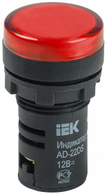 Фотография товара 'IEK Лампа AD22DS(LED)матрица d22мм красный 36В AC/DC BLS10-ADDS-036-K04'