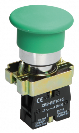 Фотография товара 'IEK Кнопка управления LAY5-BC31"Грибок" зеленая 1з BBG70-BC-K06'