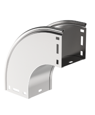 Фотография товара 'IEK ESCA Поворот плавный 90град тип В20 100х150мм CPV41-0-90-100-150'