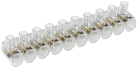 Фотография товара 'IEK Зажим винтовой концевой изолированный КЗВИ 2,5мм2 UZVK-025-10'