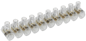 Фотография товара 'IEK Зажим винтовой концевой изолированный КЗВИ 6,0мм2 UZVK-06-10'