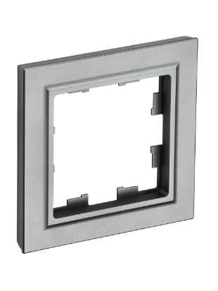Фотография товара 'IEK BRITE Рамка 1-местная РУ-1-БрС сталь BR-M12-K46'