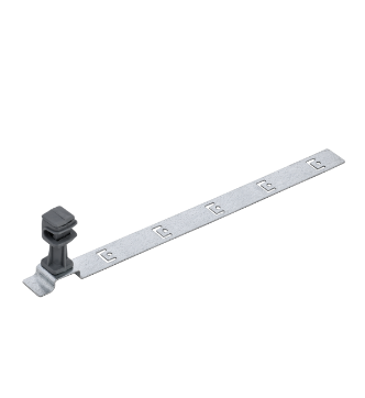 Фотография товара 'IEK Держатель проводника круглого 6-8мм для черепичной кровли оцинкованная сталь ZDP80-11-5-68'