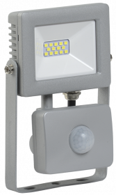 Фотография товара 'IEK Прожектор СДО 07-10Д светодиодный серый с ДД IP44 LPDO702-10-K03'