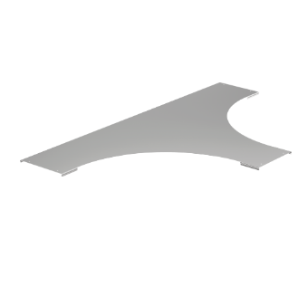 Фотография товара 'IEK Крышка разветвителя лестничного LESTA Т-образного основание 500мм R600 CRT05D-4-500-10'