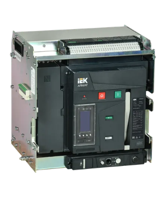 Фотография товара 'IEK ARMAT Воздушный автоматический выключатель выдвижного исполнения 4P типоразмер A 55кА 630А AR-ACB-4VA-055-0630A-TYCF'