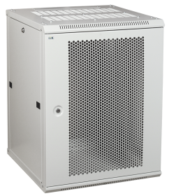 Фотография товара 'IEK Шкаф LINEA W 12U 600x450 мм дверь перфорированная, RAL7035'