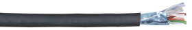Фотография товара 'IEK Кабель в. п. F/UTP, кат. 6 4x2х23AWG solid LSZH 305м чер.'