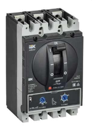 Фотография товара 'IEK ARMAT Автоматический выключатель в литом корпусе 3P типоразмер D 150кА 160А AR-MCCB-3D-150-0160A-ATUC'