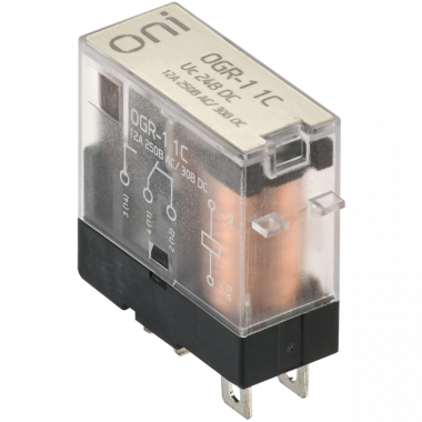 Фотография товара 'IEK OGR-1-1C-DC24V Реле общ. назнач. OGR-1 1C 24В DC ONI'