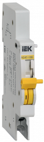 Фотография товара 'IEK Контакт состояния КС47-150 на DIN-рейку для ВА47-150, MVA50D-KS-1'