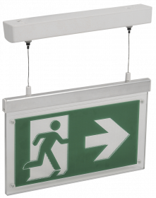 Фотография товара 'IEK Светильник аварийно-эвакуационный светодиодный подвесной ССА3002 двусторонний 3ч 3Вт сменный знак, LSSA0-3002-3-20-K03'