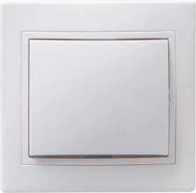 Фотография товара 'IEK Выключатель 1-клавишный кнопочный звонок ВСк10-1-0-КБ 10А КВАРТА, EVK13-K01-10-DM'