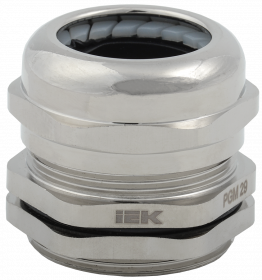 Фотография товара 'IEK Сальник PGM 29 металлический диаметр проводника 18-25мм IP68, YSA50-25-37-68-K23'