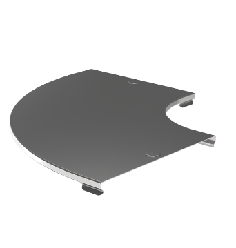 Фотография товара 'IEK Крышка поворота плавного 90град (тип Г01) ESCA 200мм CPG01D-0-90-200-08'