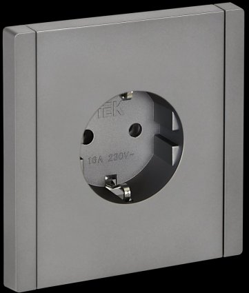 Фотография товара 'IEK FP-R11-16-K46 FORTE&PIANO Роз. с з/к без з/ш в/к 16А FP516'