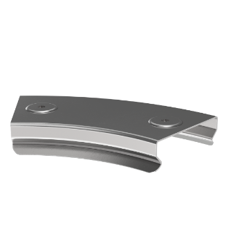 Фотография товара 'IEK Крышка поворота плавного 45град (тип Г01) ESCA 50мм CPG01D-0-45-050-08'