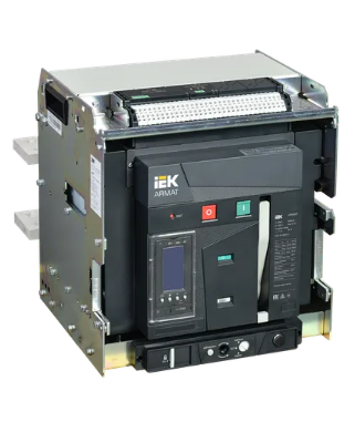 Фотография товара 'IEK ARMAT Воздушный автоматический выключатель выдвижного исполнения 3P F 100кА AR-ACB-3VF-100-3200A-TYCF'