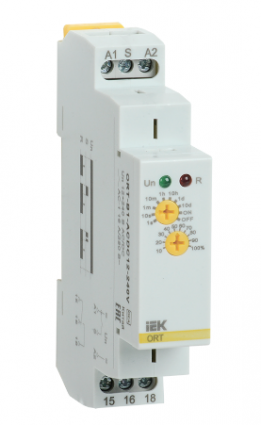 Фотография товара 'IEK Реле задержки выключения ORT 1 контакт 12-240В AС/DC ORT-B1-ACDC12-240V'