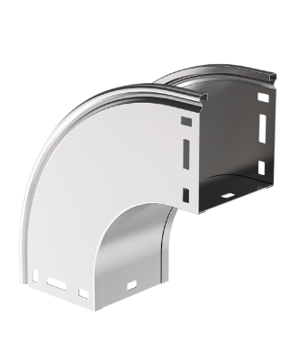 Фотография товара 'IEK ESCA Поворот плавный 90град тип В20 100х100мм CPV41-0-90-100-100'