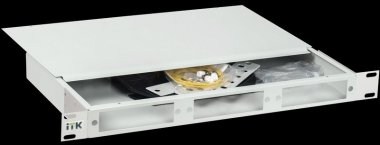 Фотография товара 'IEK IND-FOBX24-1U-12LCUD09 Кросс оптический 1U укомпл. 12 LC duplex (OS2)'