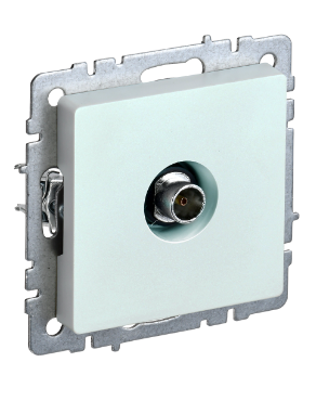 Фотография товара 'IEK BRITE Розетка TV оконечная РТВ11-0-БрЖ жемчуг BR-A10-O-K36'