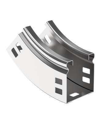 Фотография товара 'IEK ESCA Поворот плавный 45град тип В10 50х100мм CPV51-0-45-050-100'