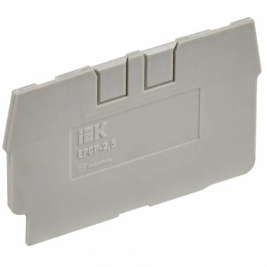 Фотография товара 'IEK YCT20-00-K03-002-ZGL Заглушка для CP 2,5мм2'