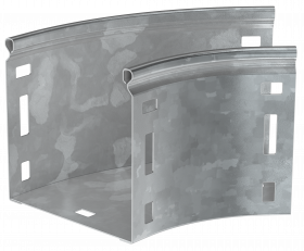 Фотография товара 'IEK Поворот плавный 45град тип Г01 ESCA 100х100мм HDZ, CPG01-0-45-100-100-HDZ'