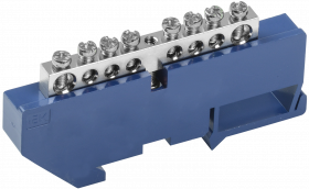 Фотография товара 'IEK Шина N "ноль" на DIN-изоляторе Ni ШНИ-6х9-8-Д-С, YNN10-08-D-K07-N'