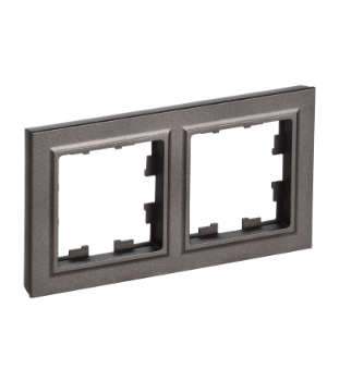 Фотография товара 'IEK BRITE Рамка 2-местная РУ-2-БрТБ темная бронза BR-M22-K45'