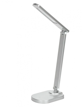 Фотография товара 'IEK LIGHTING Светильник светодиодный настольный 2028 5Вт на подставке USB-выход диммер серебро LDNL0-2028-1-UV-05-K27'