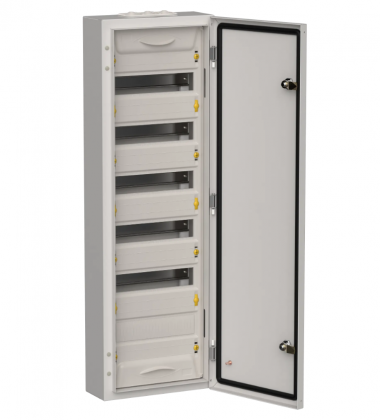 Фотография товара 'IEK TITAN 5 Корпус металлический ЩРн-72 (1х72) 960х310х140мм IP54 серый (одна дверь) TI5-50-N-072-54-7035'