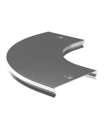 Фотография товара 'IEK Крышка поворота плавного 90град (тип Г01) ESCA 80мм CPG01D-0-90-080-08'