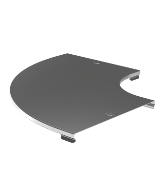 Фотография товара 'IEK Крышка поворота плавного 90град (тип Г01) ESCA 150мм CPG01D-0-90-150-08'