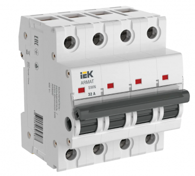 Фотография товара 'IEK ARMAT Выключатель-разъединитель SWN 4P 32А AR-SWN-4-032'