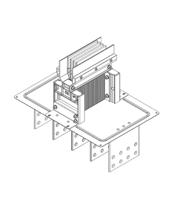 Фотография товара 'IEK LINEBAR Секция фланцевая прямая Тип2 5000А Al 3L+N+PER некрашеная IP55 транспортировочная LB-5000A4-25-F-F2'